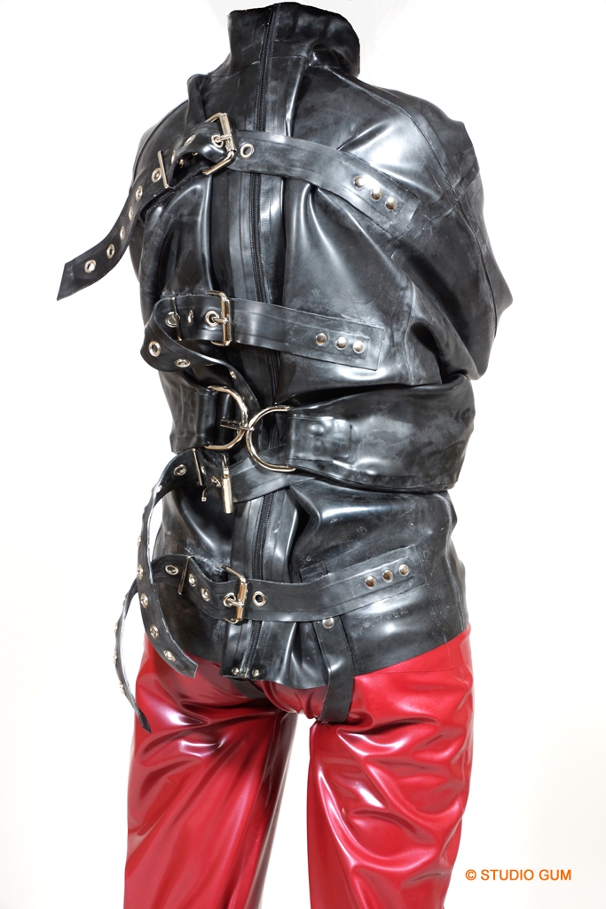 Straitjacket BA 5 with straps HEAVY RUBBER by STUDIO GUM