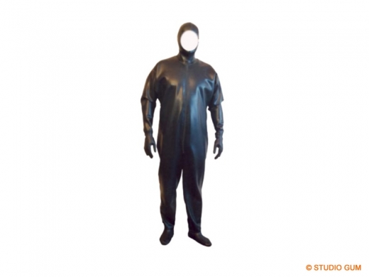 Latex Ganzanzug GA 3-D, stärkere Ausführung