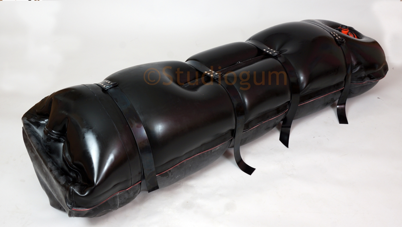 Inflatable latex bodybag