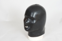 Anatomische Latex Maske mit fixen Knebel