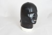 Anatomische Latex Maske mit fixen Knebel