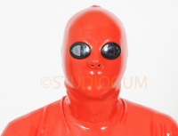 Latexmaske geschlossen