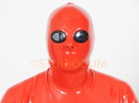 Latexmaske geschlossen
