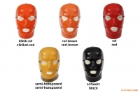 Latexmaske geschlossen