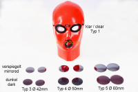 Verspiegelte Augengläser Typ 3