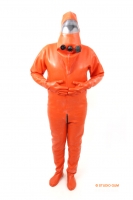 Latex Ganzanzug GA 4-D, stärkere Ausführung